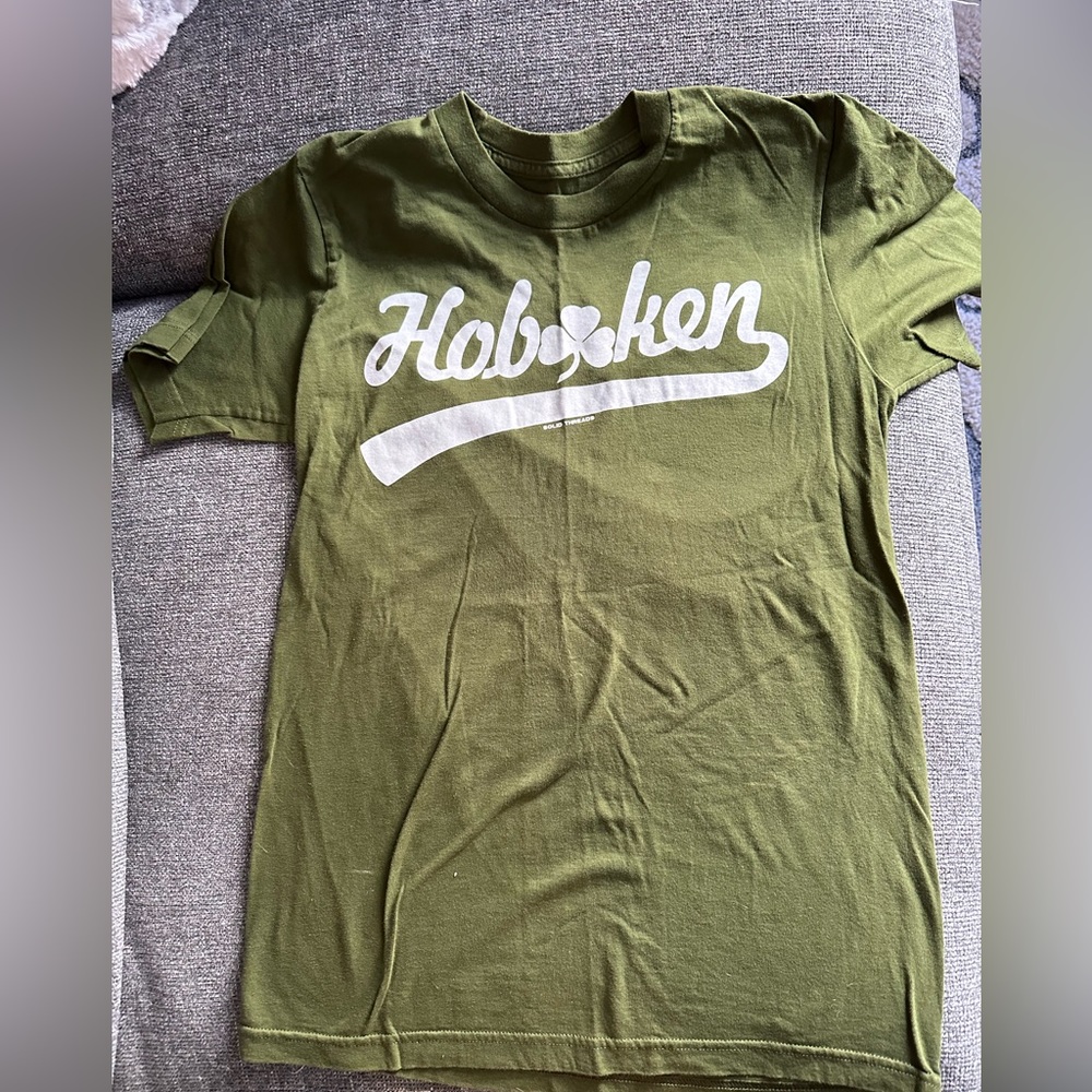 Hoboken green t - shirt - vintage!   Perfect for St Patty’s parade day
